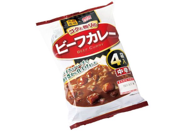 味と香りのビーフカレー中間辛い味