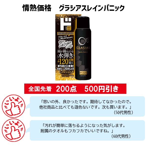 情熱価格 グラシアスレインパニック