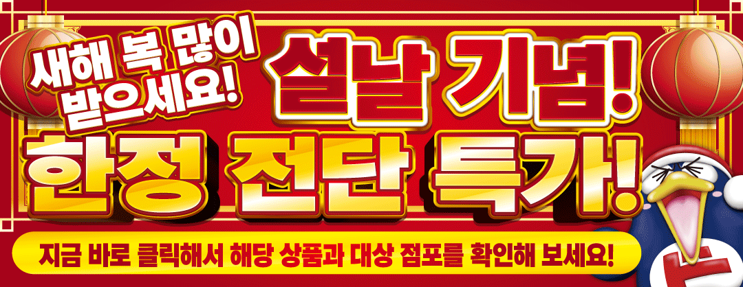 설날 기념 특가 전단