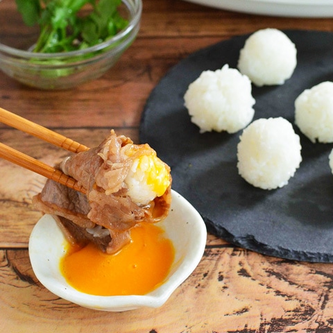 
				ホットプレートで簡単！ 基本の「焼きすき」
			