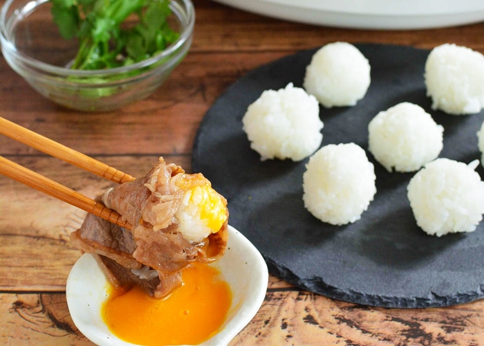 「ホットプレートで簡単！基本の「焼きすき」」の作り方画像 8枚目