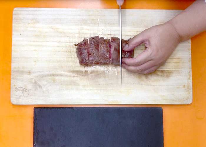 「牛肉切り落としで作る絶品ステーキ！」の作り方画像 5枚目