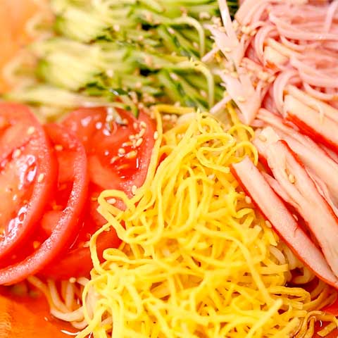 
				冷やし中華 基本レシピ編
			