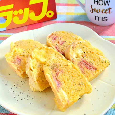 
				アイラップでふんわり！ 湯せんで作るベーコンチーズ蒸しパン
			