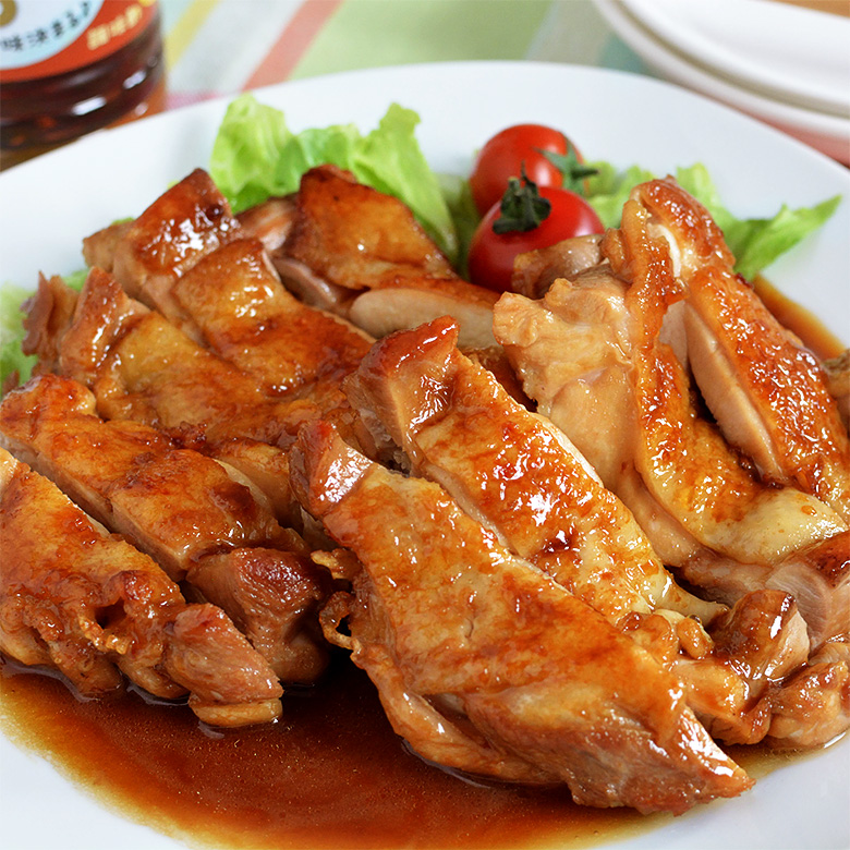 濃厚ダレで絶品 鶏もも肉の黒酢テリヤキ ドンキッチン ドンキが提案するレシピ集