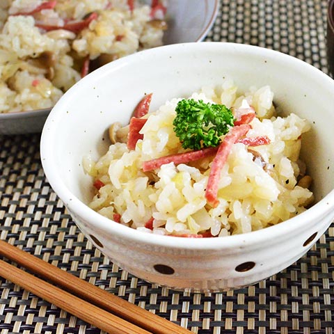 
					カルパスで作る！ 中華風カルパス炊き込みご飯
				