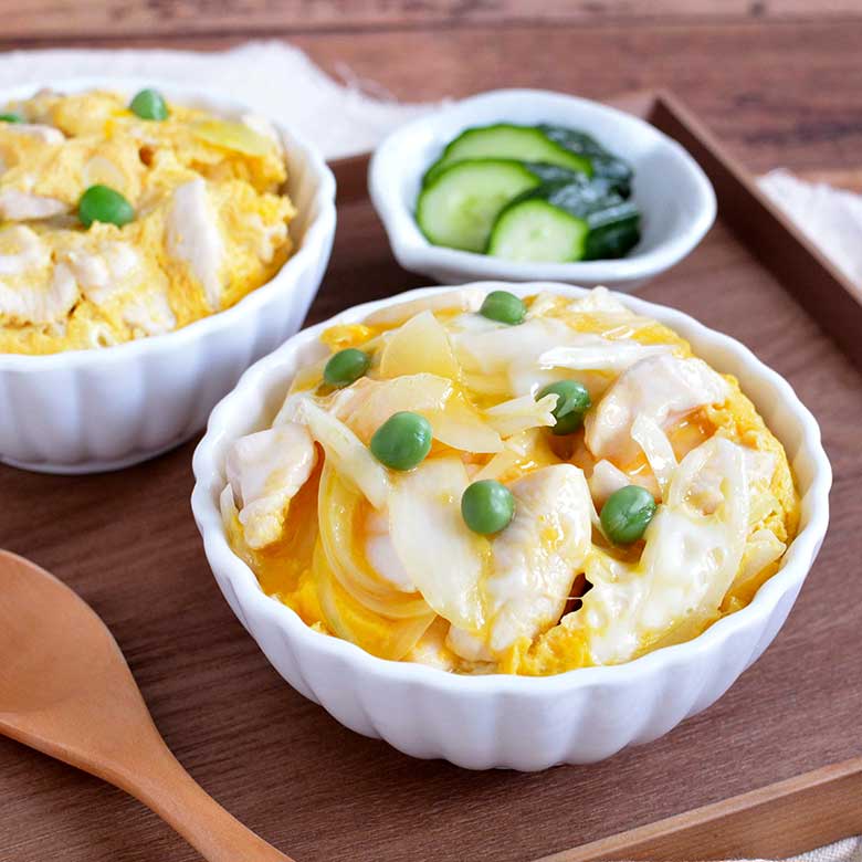 レンジであっという間 トロトロたまごの親子丼 ドンキッチン ドンキが提案するレシピ集