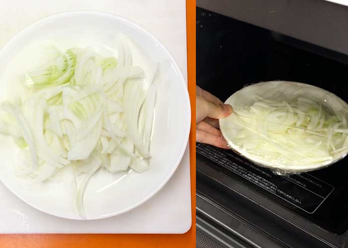 「レンジであっという間！トロトロたまごの親子丼」の作り方画像 2枚目