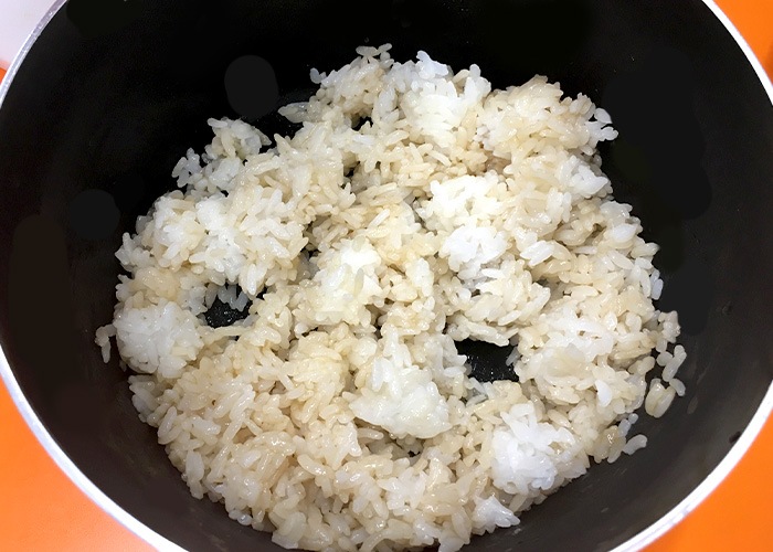 「カリカリ梅のさっぱりカンパチ丼」の作り方画像 3枚目