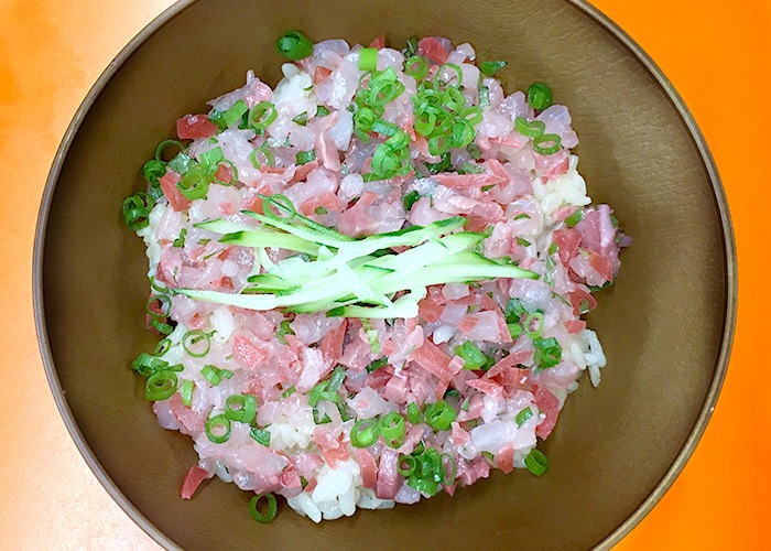 「カリカリ梅のさっぱりカンパチ丼」の作り方画像 5枚目