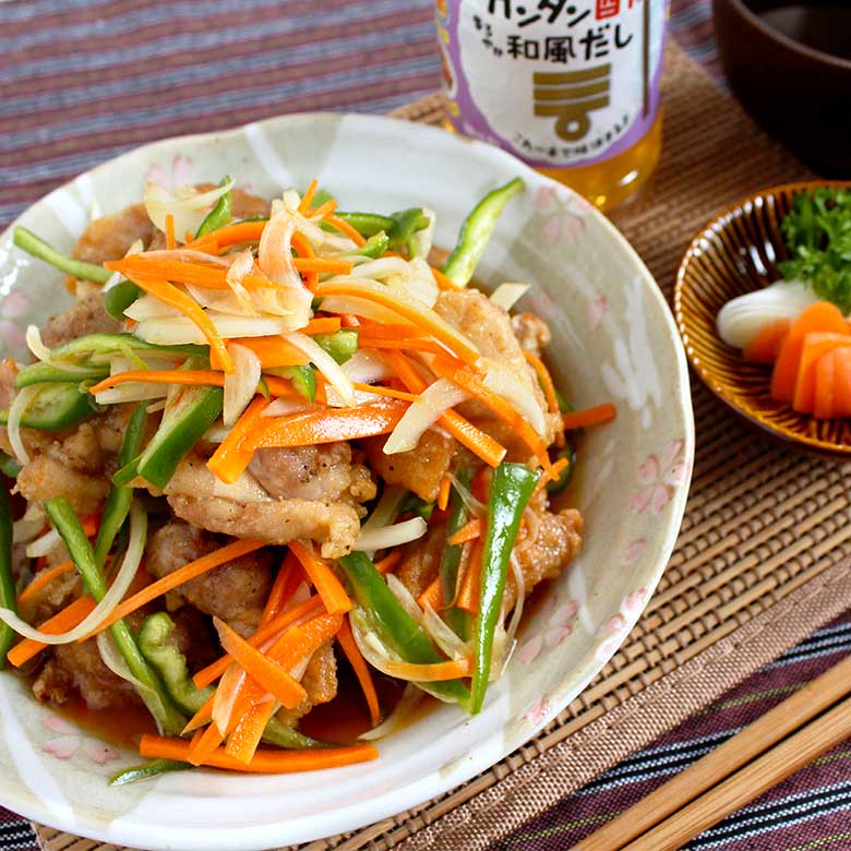 ミツカン カンタン酢「和風だし」で、鶏もも肉の南蛮漬け | ドンキッチン -ドンキが提案するレシピ集-