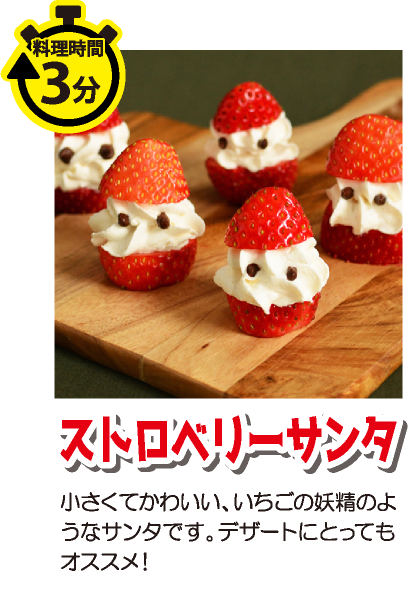 かわいい♡ ストロベリーサンタ