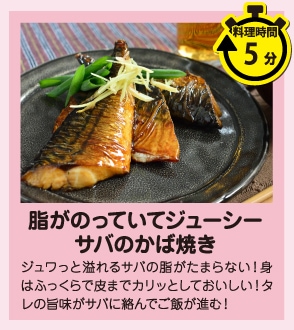 脂がのっていてジューシー♪サバのかば焼き