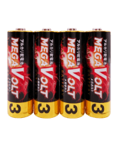 LR6 単3形アルカリ乾電池 MEGA VOLT 4本入を選択