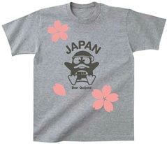 桜ドンペンTシャツ　グレー