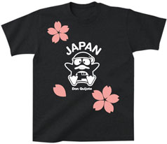 桜ドンペンTシャツ　ブラック