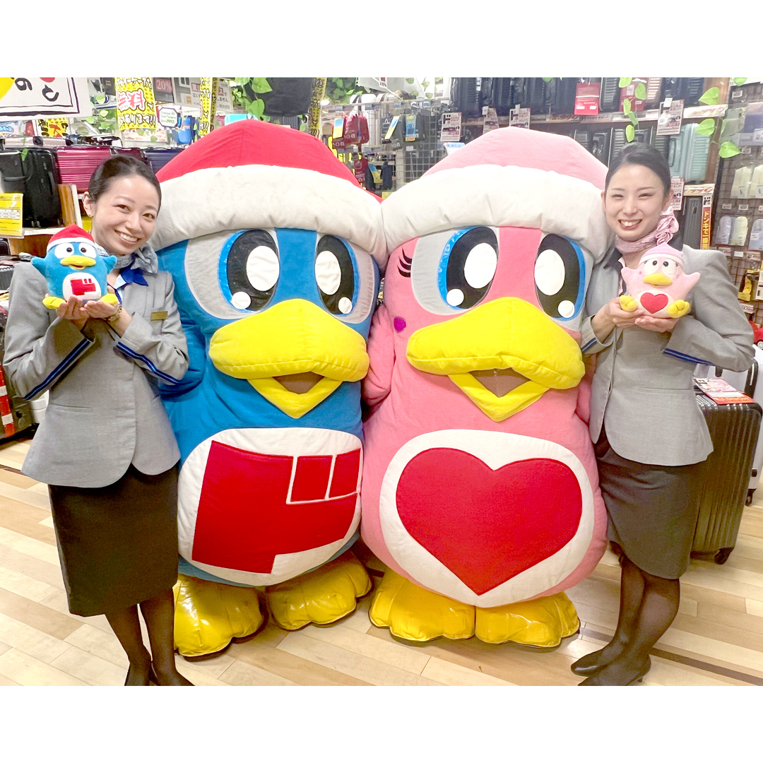 ドンペン＆ドンコとANAキャビンアテンダントさん