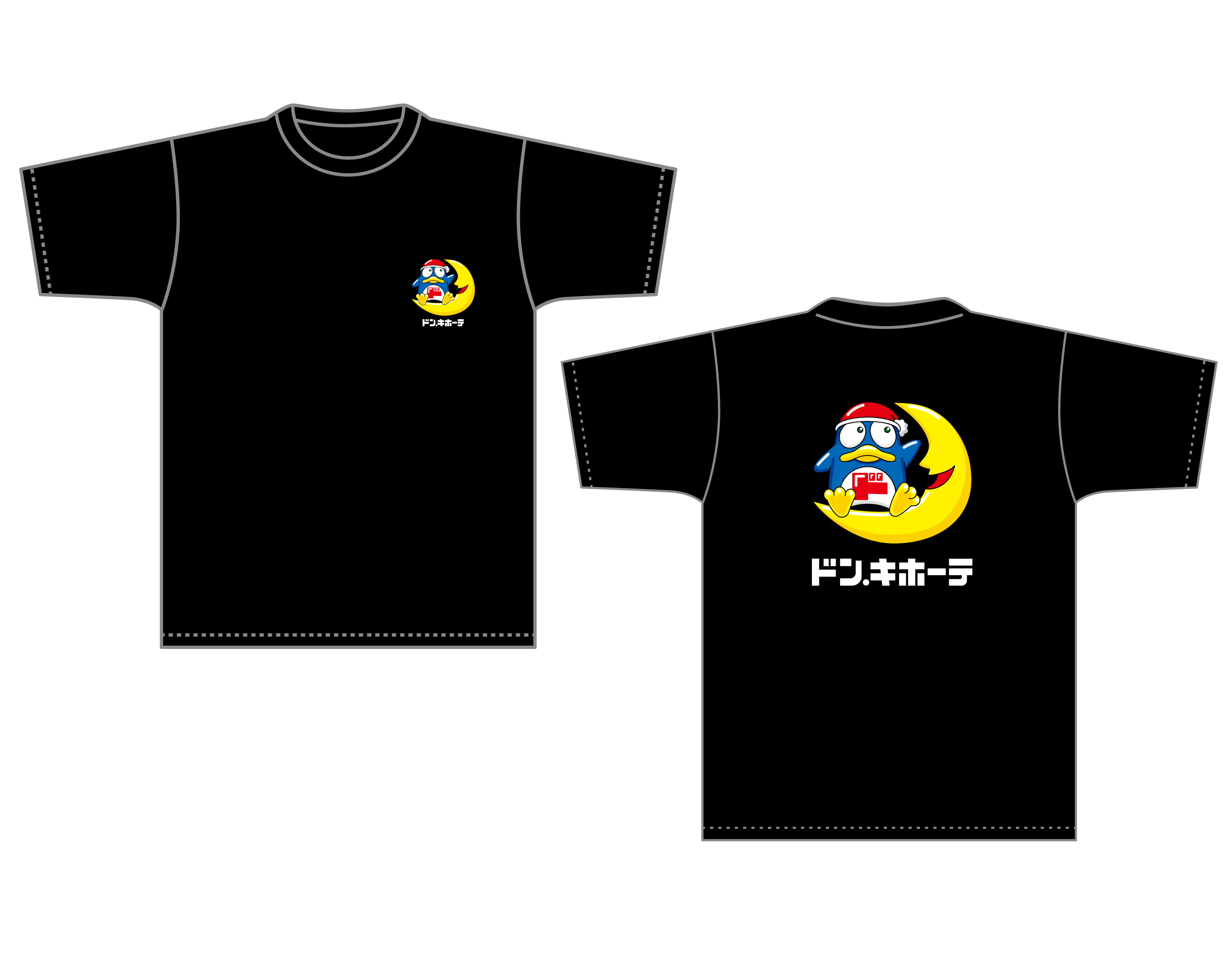 ドンペン刺繍さがらTシャツ 黒