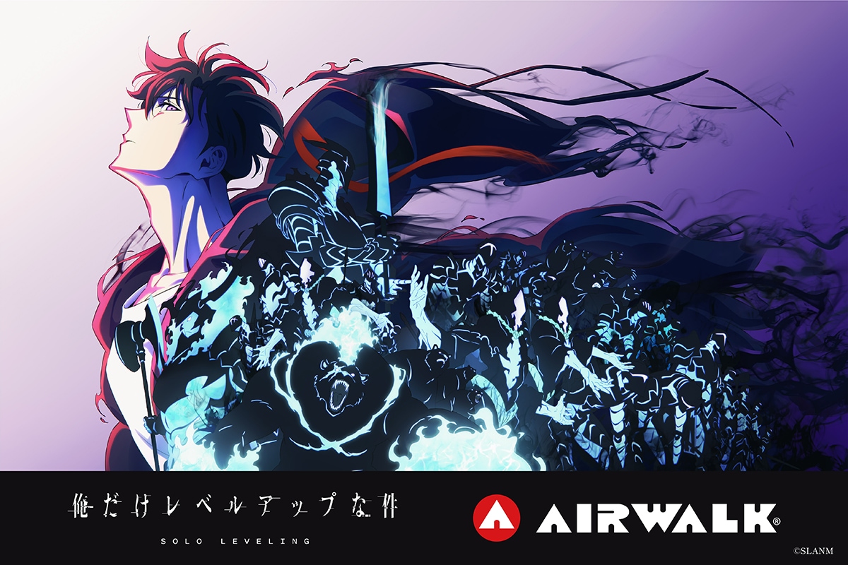 「AIRWALK×俺だけレベルアップな件」コラボサンダル