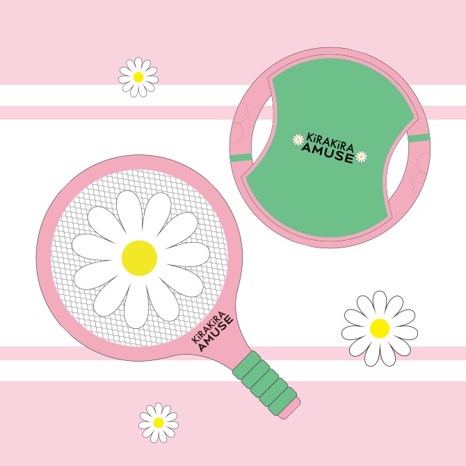 AMUSE  ネットラケットセット フリスビー＆ラケットセット