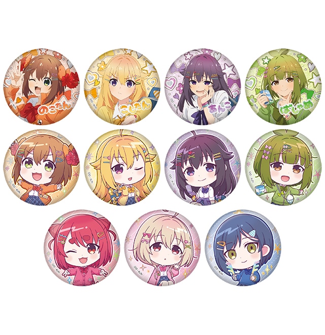 しかのこのこのここしたんたん 缶バッジ　ランダム・11種