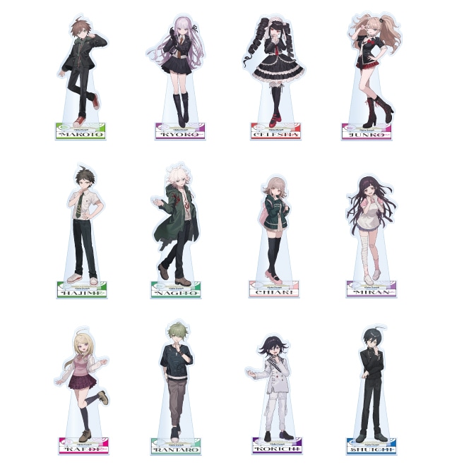 ダンガンロンパシリーズアクリルスタンドBIG　全12種 （苗木誠/霧切響子/セレスティア・ルーデンベルク/江ノ島盾子/日向創/狛枝凪斗/七海千秋/罪木蜜柑/赤松楓/天海蘭太郎/王馬小吉/最原終一）