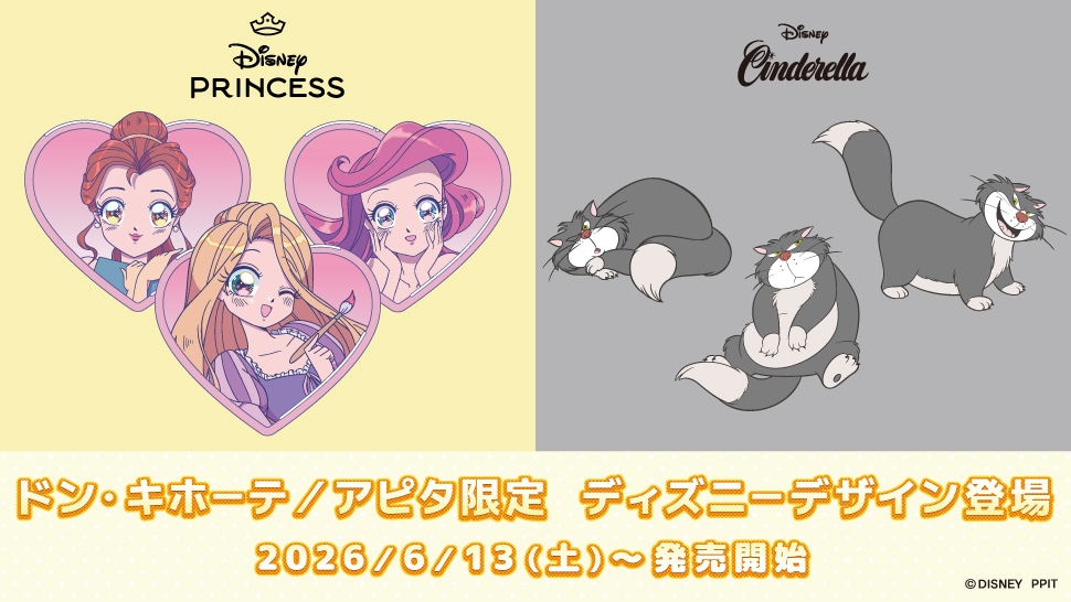「ディズニープリンセス」と「ディズニーシンデレラ」