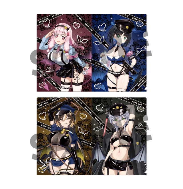 ドルフィンウェーブ 描き下ろしクリアファイルセット【デビルポリスver.】（全1種）