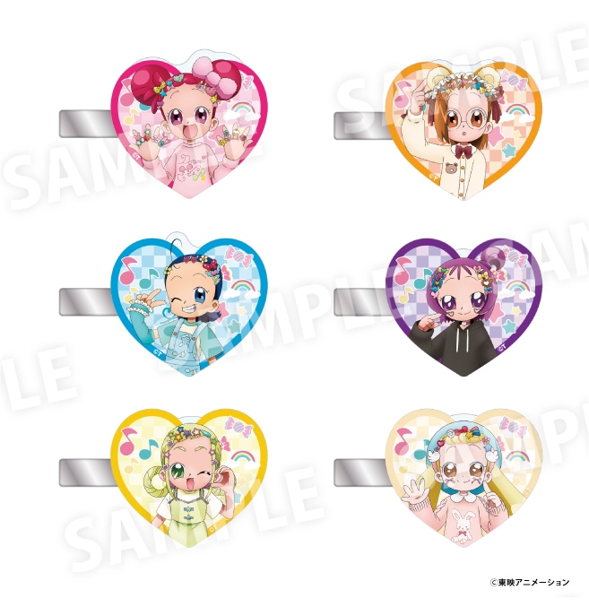 おジャ魔女どれみ アクリルヘアクリップコレクション（トレーディング）　全6種