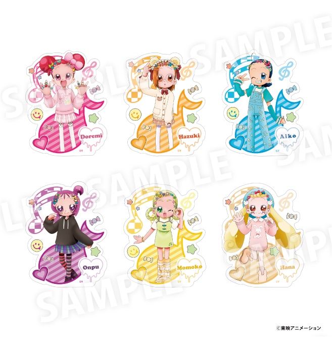 おジャ魔女どれみステッカー 全6種 