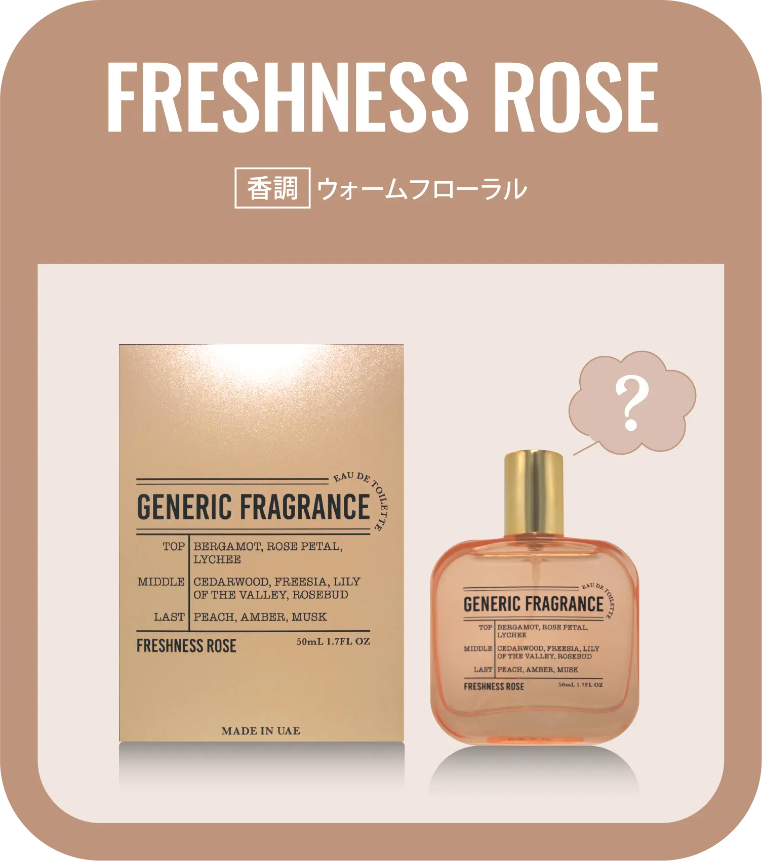 第4弾フレグランス | GENERIC FRAGRANCE