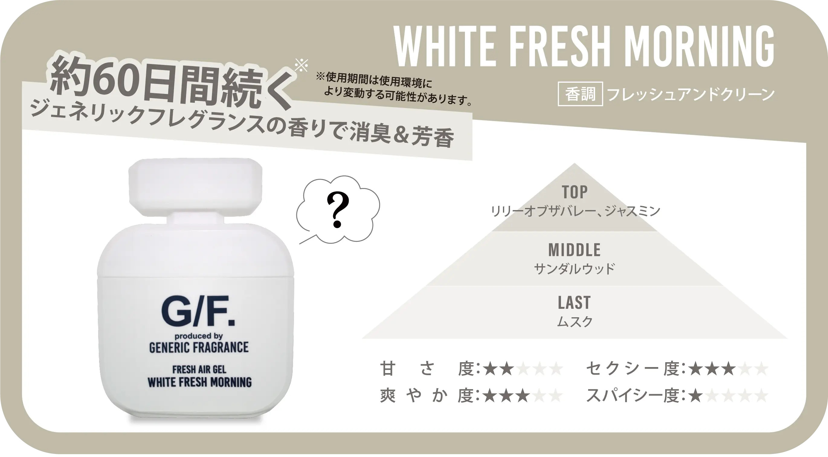 WHITE FRESH MORNING