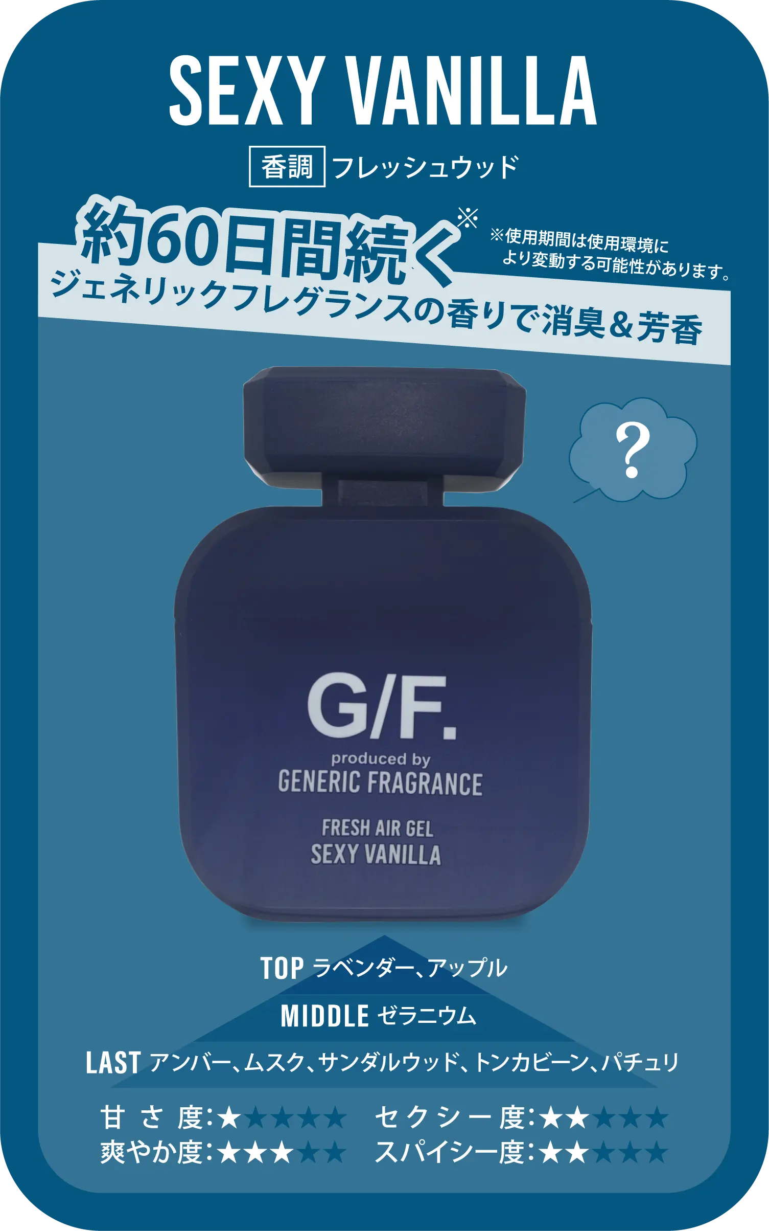 消臭ゲル | GENERIC FRAGRANCE