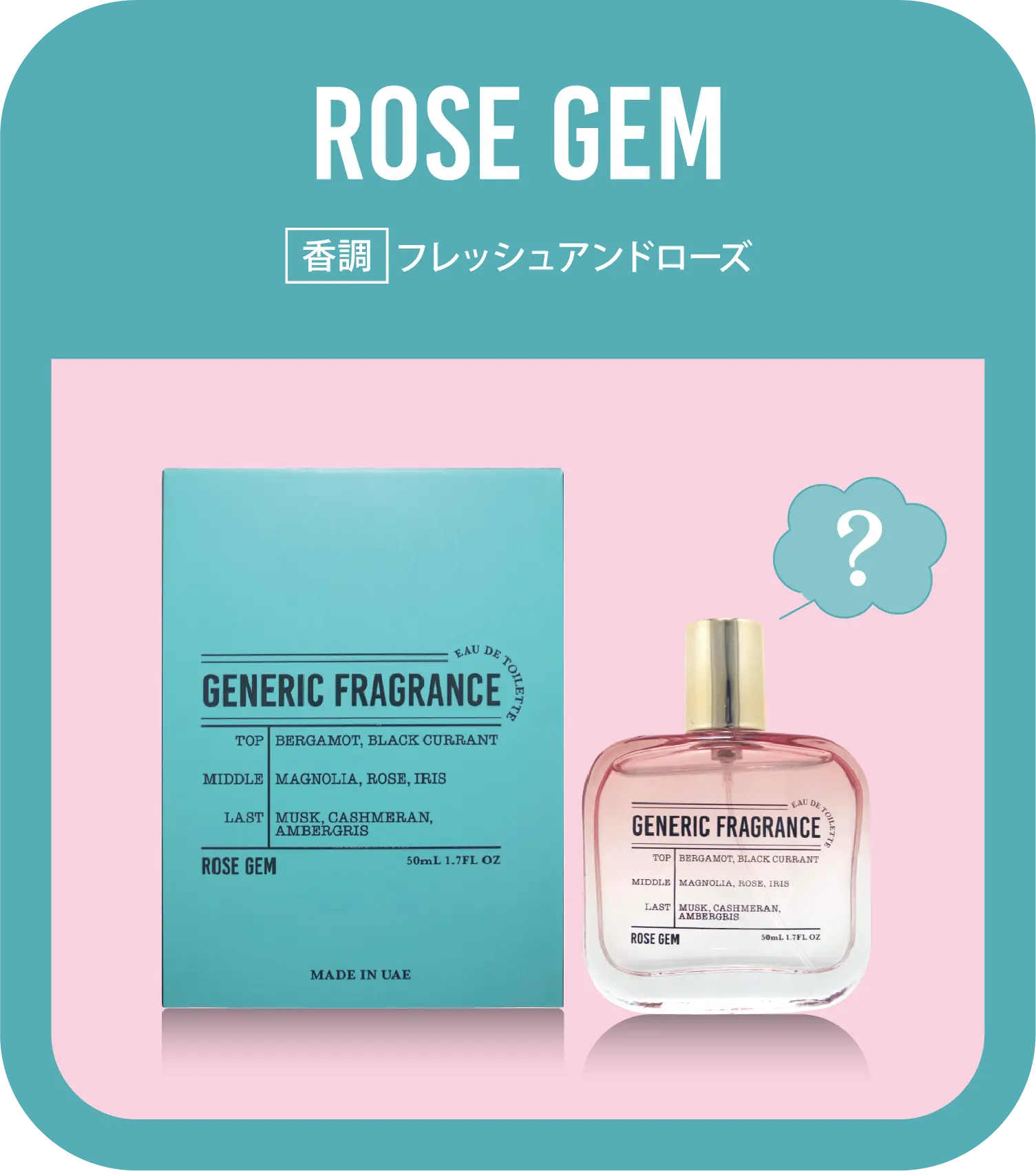 第2弾フレグランス｜GENERIC FREGRANCE