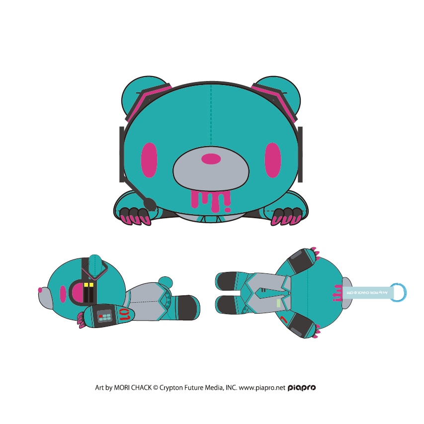 『いたずらぐまのグルーミー』 初音ミク×GLOOMY　喰らいつきマスコット 全1種