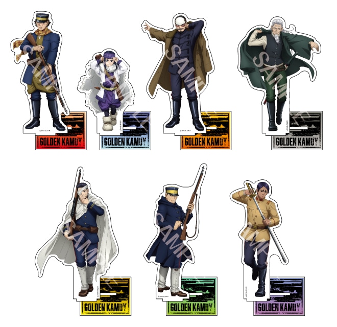 ゴールデンカムイ 描き下ろしBIGアクリルスタンド【戦闘準備ver.】