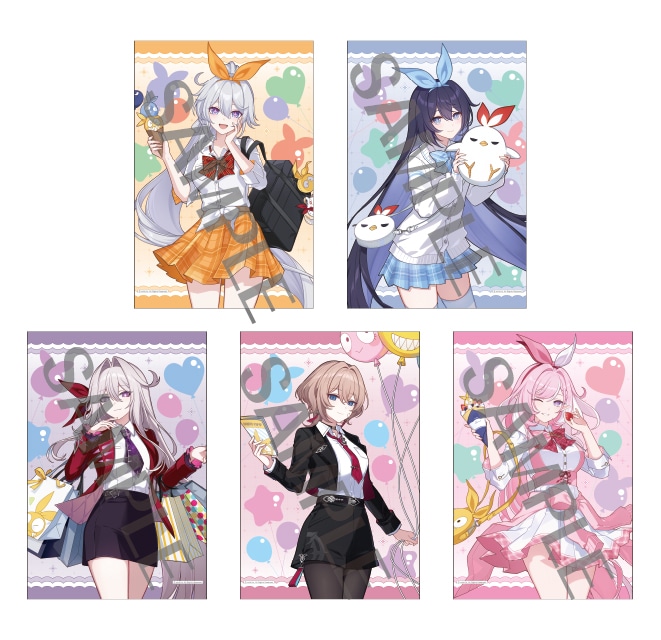 崩壊3rd 描き下ろしB2タペストリー（全5種）　各3,850円（税込）