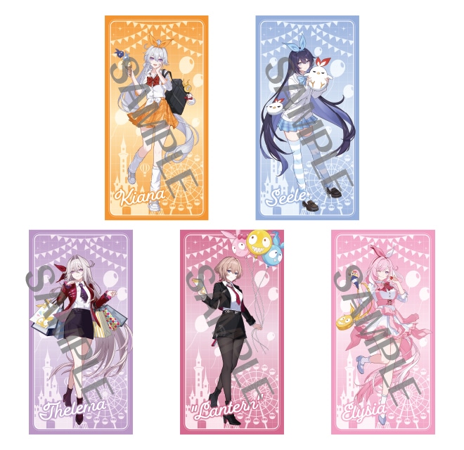 崩壊3rd描き下ろし等身大タペストリー（全5種）　各7,700円