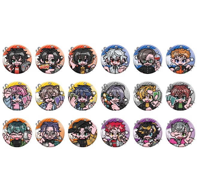 ヒプノシスマイク  ミニキャラ缶バッジコレクション【パーティーver.】