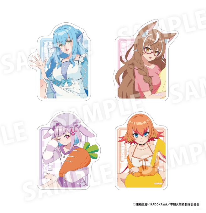 人外教室の人間嫌い教師 ステッカー 全4種