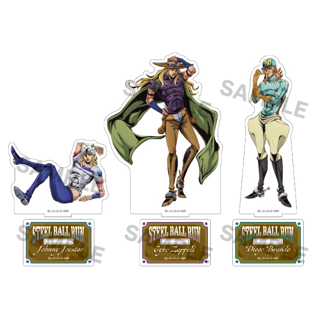 スティール・ボール・ラン ジョジョの奇妙な冒険 BIGアクリルスタンド（全3種）