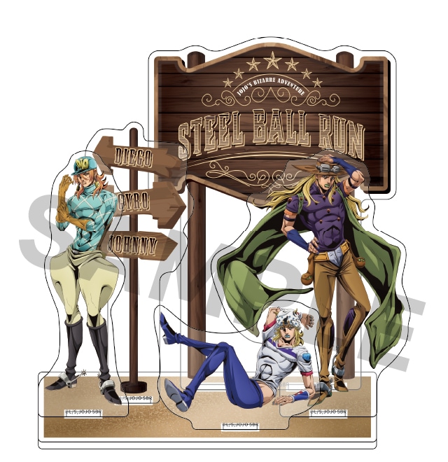 スティール・ボール・ラン ジョジョの奇妙な冒険アクリルジオラマ（全1種）