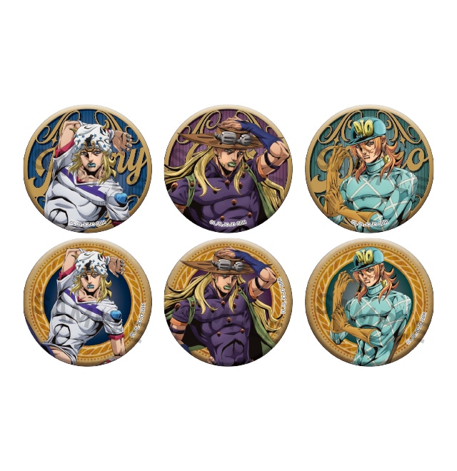 スティール・ボール・ラン ジョジョの奇妙な冒険缶バッジコレクション（全６種）