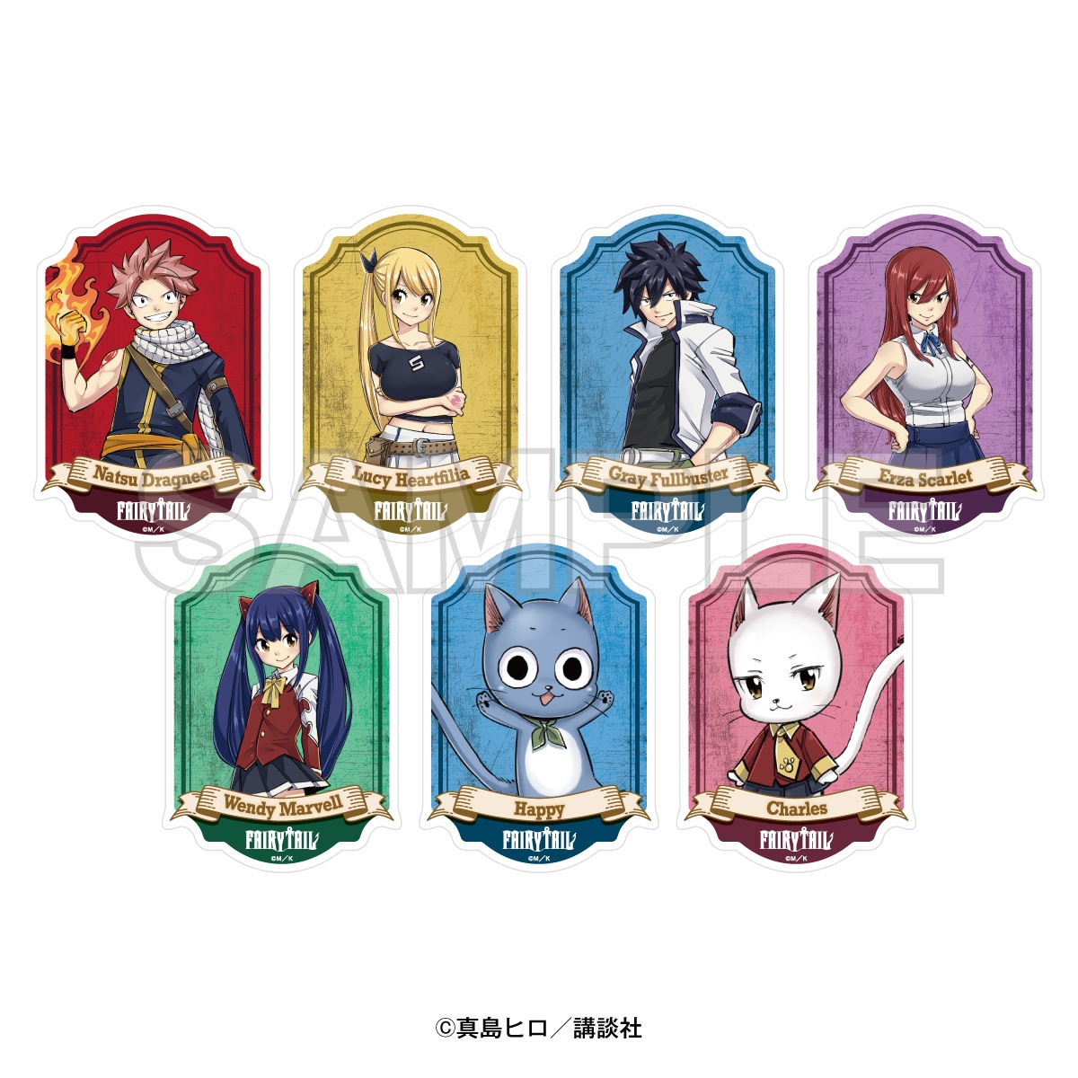 「マガジンショップ」 『FAIRY TAIL』トレーディングステッカー 全7種