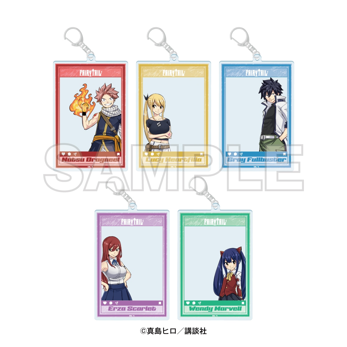 「マガジンショップ」 『FAIRY TAIL』フォトフレーム風アクリルキーホルダー 全5種