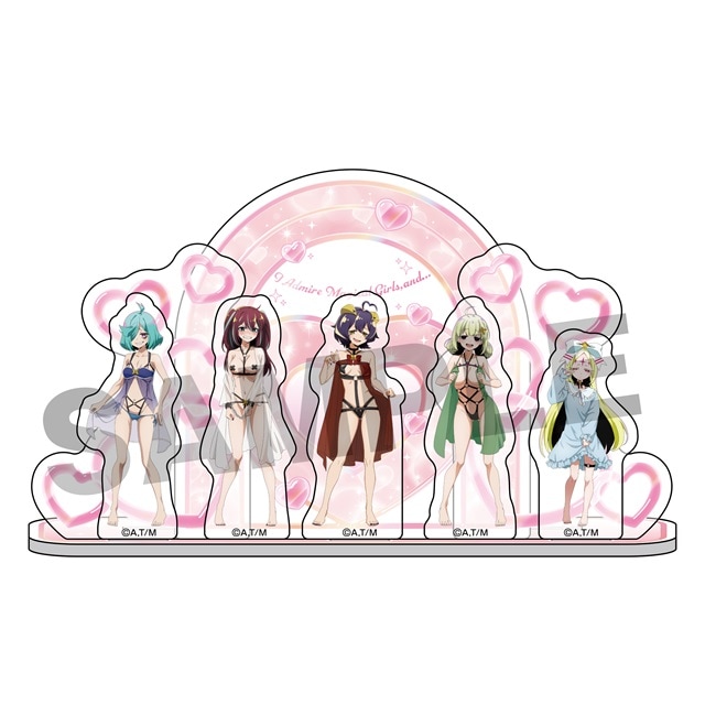 魔法少女にあこがれて描き下ろしアクリルジオラマ【ボンテージ×ベビードールver.】（全1種）