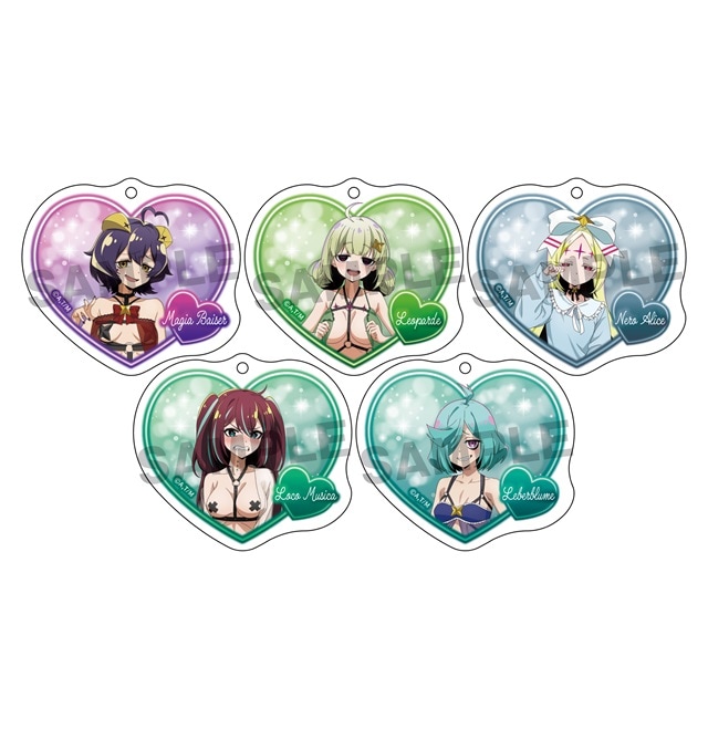 魔法少女にあこがれて 描き下ろしアクリルキーホルダーコレクション【ボンテージ×ベビードールver.】