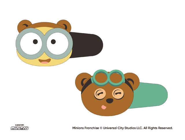 ミニオンズ  でかでかぱっちんぴん（全２種）