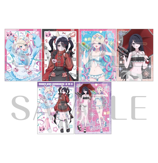 『NEEDY GIRL OVERDOSE』描き下ろしブロマイドセット（全1種/1セット6枚入り）