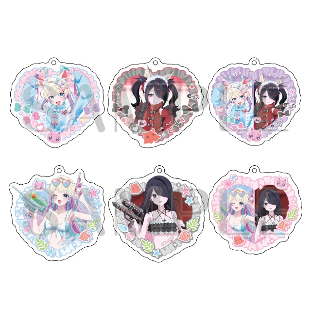 『NEEDY GIRL OVERDOSE』 描き下ろしアクリルキーホルダーコレクション（全6種）